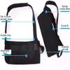 TBLOTYD Shoulder Abduction Sling, Shoulder Stability Immobilizer Brace Includes Pocket Strap Stress Ball Broken Arm Frozen Shoulder Pain Relief,Left view 3