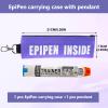 1 Pack EpiPen Carry Case, Insulated Epipen Carrying Case with 1 PCS Label, Slim Epi Pen Case Fits 1 EpiPen, Asthma Inhaler, Auvi-Q, Allergy Medication, Travel EpiPen Holder for Adults or Kids(Purple) view 2