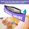 1 Pack EpiPen Carry Case, Insulated Epipen Carrying Case with 1 PCS Label, Slim Epi Pen Case Fits 1 EpiPen, Asthma Inhaler, Auvi-Q, Allergy Medication, Travel EpiPen Holder for Adults or Kids(Purple) view 4