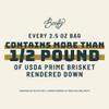 Beefy Meat Chips Honey Mustard Flavor | 13g Protein Per Serving, Prime Brisket Jerky Chips with Real Salt | High Protein Low Sugar Snack | Carnivore Diet Friendly | 2.5 oz. Bag, 1 Pack view 4