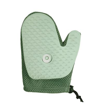 YKLWORLD Cat Grooming Spray Glove, Pet Hair Removal Glove with Spray Mist, Reusable Double Sided Deshedding Mitt for Furniture Carpet (Green)