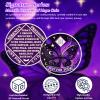 Moonlit Butterfly of Hope 3 Year Sobriety Coin, Affirmation AA Chips, Addiction Recovery Three Year Sober Coins, Celebrating Recovery Anniversary Token, NA AA Sobriety Gifts for Men Women view 2