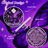 Moonlit Butterfly of Hope 3 Year Sobriety Coin, Affirmation AA Chips, Addiction Recovery Three Year Sober Coins, Celebrating Recovery Anniversary Token, NA AA Sobriety Gifts for Men Women view 3