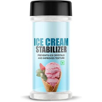HK Ice Cream Stabilizer/Semi Refined Carrageenan 50gm, Improves Texture and Prevents Crystals
