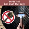 AHDFY Electric Grill Cleaner Bristle Free, 304 Stainless Steel Barbecue Cleaner, Electric BBQ Cleaner, Cordless & Rechargeable 350 RPM Power Roller, with Led for Outdoor BBQ view 4