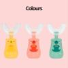 U-Shaped Toothbrush for Kids Ages 3-12 - Double Layer Bristles (Nylon & Silicone) for 30 Second Quick Cleaning - BPA Free, Choke Proof Design view 3