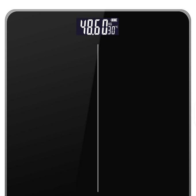 180 kg 396 lb Household Weight Scale Square 260 X 260 mm Glass Digital Weight Scale