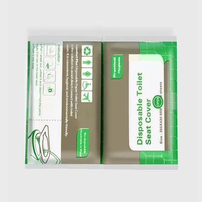 Toilet Seat Covers Disposable, 50-Count Flushable Paper Travel Toilet Seat Covers for Adults and Kids Potty Training, Great Biodegrable Accessories for Public Restrooms, Airplane, Camping