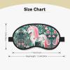 Unicorn with Pink Hair Blackout Sleep Mask with Elastic Band Design Fits All Head Shapes Ideal for Travel Office and Shift Work view 4