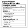 High Protein Fat Free Creamsicle Crush Orange Cupcake view 2
