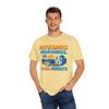Mykonos Mornings & Ouzo Nights: Greek Island Paradise Illustration Comfort Colors T-Shirt Butter view 2