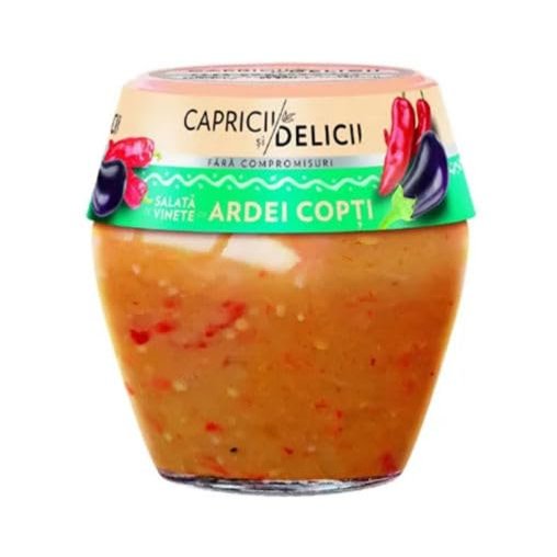 CAPRICII SI DELICI Baked Eggplant Pepper Salad 550g