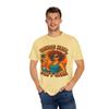Cruise Hair, Don't Care: Tropical Vacation Illustration Comfort Colors T-Shirt Butter view 2