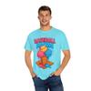 Baseball Mom's Sweet Treat Comfort Colors Lagoon Blue view 2