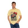 Patriotic Camper Adventure: American Road Trip Celebration Comfort Colors T-Shirt Butter view 2