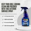 Citrusafe Grill Cleaner 16 oz Liquid Bundle with Microfiber Towel Removes Grease, Grime, and Outdoor Stains from BBQ Grill Surfaces Without Streaking Gift Set (2 Items) view 2