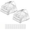 2 Packs Replacement Water Chamber for AirSense 10 & AirCurve 10, with 10 Packs Filters Compatible with AirSense 10 & AirCurve 10 CPAP Machines, Perfect Fit and Reliable view 1