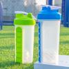 J.B.Y JUST BE YOURSELF 2-in-1 Water Bottle and Pill Organizer, 600ml Capacity, 7 Compartments outdoor capsule cup medicine box dispenser (Shaking Cup Green) view 3