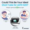3 Packs Replacement Short Tube for Airfit N20 & Airtouch N20, Features Triple 360 Swivel & Quick-Release Technology for N20 CPAP Mask, Replacement CPAP Hose Tubing with Leak-Free Seal & Smart Quiet view 2