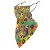 Meaudiwes Women's Reusable Triangle Scarf Face Cover Scarf Ear Loop Bandana UV Sun Protection And Dust Prevention Cheetah Leopard view 1