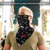 Meaudiwes Women's Face Cover Scarf Reusable Triangle Scarf Ear Loop Bandana UV Sun Protection And Dust Prevention Race Monster Truck view 4