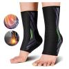 UXALoH6 Arch Compression Strap 2Pairs Ankle Brace Compression Support Sleeves Elastic Breathable(M) view 2