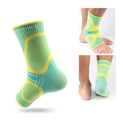 UXALoH6 Arch Compression Strap 4Pairs Professional Sports Ankle Support Brace Compression Breathable(Yellow,M)
