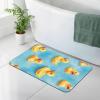 haigof Yellow Rubber Duckies Diatomaceous Earth Non Slip Floor Mat Bathroom Kitchen Doormat 15.7X23.6In view 1