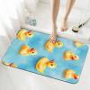 haigof Yellow Rubber Duckies Diatomaceous Earth Non Slip Floor Mat Bathroom Kitchen Doormat 15.7X23.6In view 2