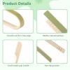 100 Pcs Bamboo Serving Tongs & Toothpicks, 4.7 Mini Toast Tongs, Ideal for Buffets, Home, Catering view 4