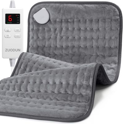 Heating Pad for Back, Neck, and Shoulder Pain Relief, Electric Heat Pad with 6 Heat Levels, Moist Heat Option, Auto Shut-Off, Birthday Christmas Gift for Women Men Mom Dad Grandma, Gift for her