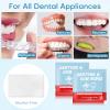 Denture Cleaner Wipes Disposable Teeth Gum Retainer Wipe Oral Care, Tooth Gums Cleaning Dental Dentures Tablets, Denture Adhesive Food Debris Braces Stain Odor Remover for Adults Elderly Mint 200 Pcs view 3