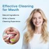 Denture Cleaner Wipes Disposable Teeth Gum Retainer Wipe Oral Care, Tooth Gums Cleaning Dental Dentures Tablets, Denture Adhesive Food Debris Braces Stain Odor Remover for Adults Elderly Mint 200 Pcs view 4