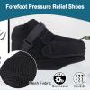 Post Op Shoe Women Men for Broken Toe Foot Ankle Surgery, Adjustable Medical Walking Boot Right & Left Foot with Removable Forefront Cover, Wedge Closed Toe Surgical Shoe for Bunions Fractures, XS view 3