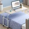 YDkjwjw Overbed Table with Wheels, Mobile Bed Desk, Rolling Computer Desk, Laptop Cart, W/0-65Tilt Stand, Adjustable Overbed Laptop Table for Home,Office and Hospital view 1