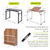 YDkjwjw Overbed Table with Wheels, Mobile Bed Desk, Rolling Computer Desk, Laptop Cart, W/0-65Tilt Stand, Adjustable Overbed Laptop Table for Home,Office and Hospital view 2