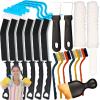 19 Pcs Small Crevice Cleaning Brush Set, Groove Gap Cleaning Tool for Cleaning Kitchen, Bathroom, Corner, Sink, Door, Blinds, Faucets, Window Track,Cup view 1