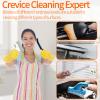 19 Pcs Small Crevice Cleaning Brush Set, Groove Gap Cleaning Tool for Cleaning Kitchen, Bathroom, Corner, Sink, Door, Blinds, Faucets, Window Track,Cup view 2