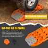 BUNKER INDUST Offroad Traction Boards with Jack Base, Pair Portable Recovery Track Tire Traction Mat - Orange Sand,Mud,Snow Tracks(Replaceable Dual Colors Teeth/Rugged Steel Plate), Gen 12th view 4