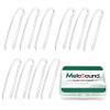 10-Pack Preformed BTE Earmold Hearing Aid Tubes Replacement, Clear Soft Flexible Tubing 3.1mm OD 2mm ID, Cut-to-Length to Reduce Feedback, Size 13# view 1