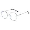 2-in-1 Blue Light & UV Protection Glasses for Men & Women, Non-Prescription Photochromic Glasses for Game & Read (Silver, Photochromic) view 1