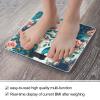 Smart Scale for Body Weight Digital Bathroom Scale Highly Accurate Beautiful Peacock Flowers Weighing Scale for People Large LCD Screen view 4