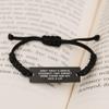 Funny Dental Hygienist Gifts - 'Don't Trust A Dental Hygienist That Doesn't Drink Coffee And Say F-k A Lot' Rope Bracelet, Gifts from Friends to Dental Hygienist for Birthday view 3
