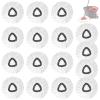 16Pack Spin Mop Replacement Heads,Spinning Mop Replace Head for Floor Cleaning, 100% Microfiber Mop Head Replacement Compatible with Triangle Spin Mop Refill for Easy Wring Mop,White view 1
