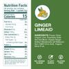 Purest Electrolyte Organic Ginger LimeAid Hydration Powder Packets with Solar Sea Salts & Organic Freeze-Dried Fruit for Instant Hydration, No Added Sugar Electrolytes, 26 Packets view 2