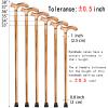 YIVIYAR Wooden Walking Cane for Men & Women & Seniors, Supportive Mobility Aid Wood Walking Cane, Handmade Classic Design with Comfort Grip Handle, Balance Support Wood Stick for Elderly (35 Inch) view 3
