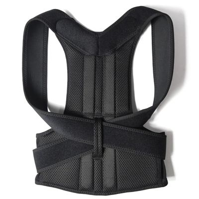 XS-5XL Plus Size Adjustable Scoliosis Corrector Back Brace Men Women Shoulders Neck Clavicle rt Trainer Tools Stop Slouching and Hunching(Gray,5X-Large) (Black XSmall)