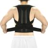 XS-5XL Plus Size Adjustable Scoliosis Corrector Back Brace Men Women Shoulders Neck Clavicle rt Trainer Tools Stop Slouching and Hunching(Gray,5X-Large) (Black XSmall) view 2