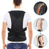 XS-5XL Plus Size Adjustable Scoliosis Corrector Back Brace Men Women Shoulders Neck Clavicle rt Trainer Tools Stop Slouching and Hunching(Gray,5X-Large) (Black XSmall) view 3