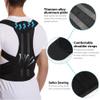 XS-5XL Plus Size Adjustable Scoliosis Corrector Back Brace Men Women Shoulders Neck Clavicle rt Trainer Tools Stop Slouching and Hunching(Gray,5X-Large) (Black XSmall) view 4